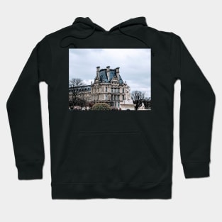 The Louvre French castle garden Hoodie